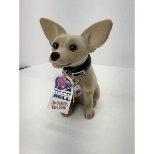 Vintage 1998 Yo Quiero Taco Bell Chihuahua Dog Bobble Head Nodder 7”